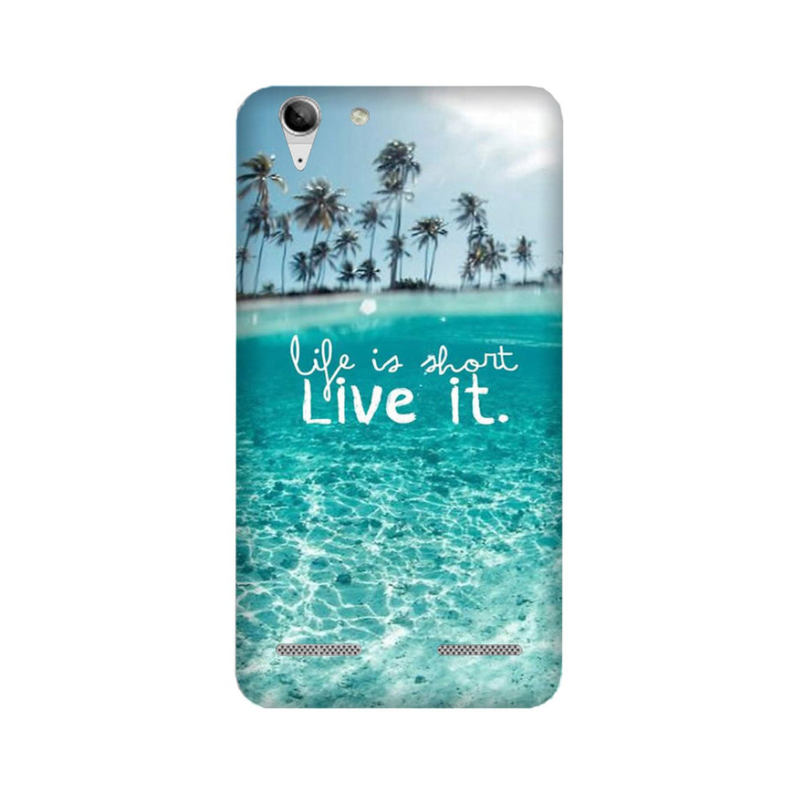 Life is short live it Case for Lenovo K5 / K5 Plus
