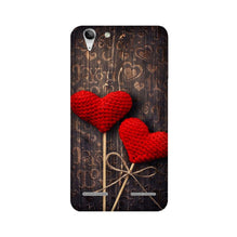 Red Hearts Mobile Back Case for Lenovo K5 / K5 Plus (Design - 80)