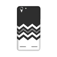 Black white Pattern2Mobile Back Case for Lenovo K5 / K5 Plus (Design - 83)