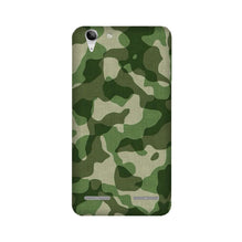 Army Camouflage Mobile Back Case for Lenovo K5 / K5 Plus  (Design - 106)