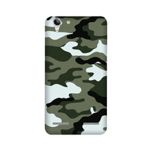 Army Camouflage Mobile Back Case for Lenovo K5 / K5 Plus  (Design - 108)
