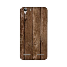 Wooden Look Mobile Back Case for Lenovo K5 / K5 Plus  (Design - 112)