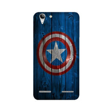 Captain America Superhero Mobile Back Case for Lenovo K5 / K5 Plus  (Design - 118)