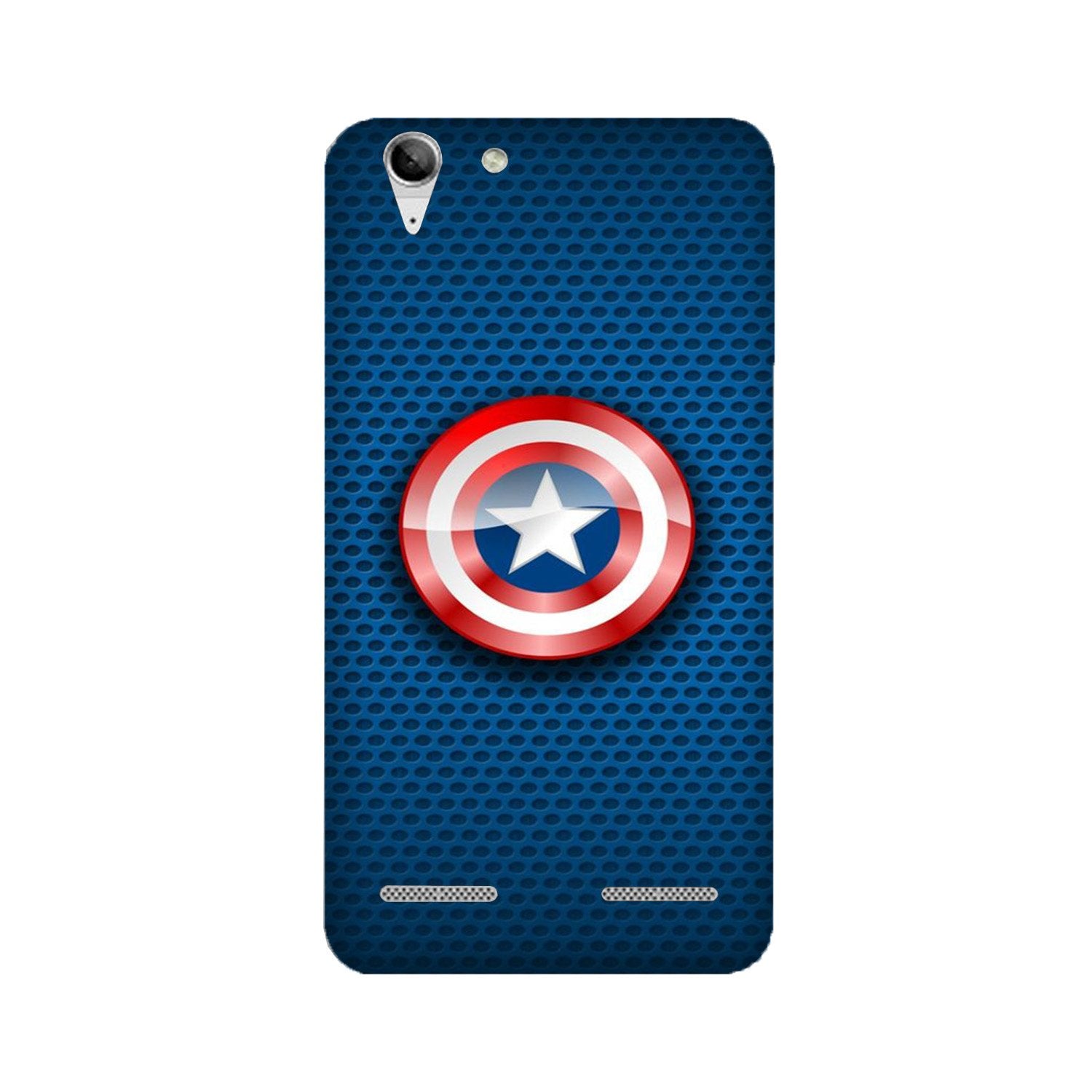 Captain America Shield Case for Lenovo K5 / K5 Plus (Design No. 253)