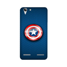 Captain America Shield Mobile Back Case for Lenovo K5 / K5 Plus (Design - 253)