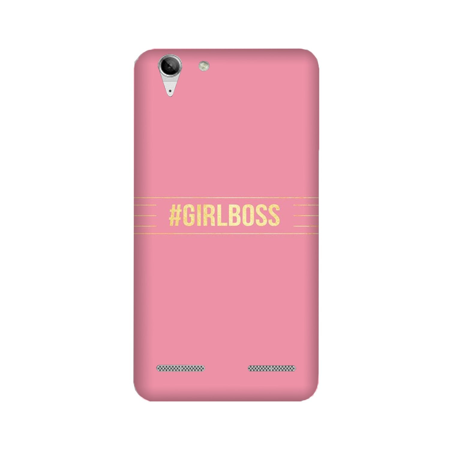 Girl Boss Pink Case for Lenovo K5 / K5 Plus (Design No. 263)