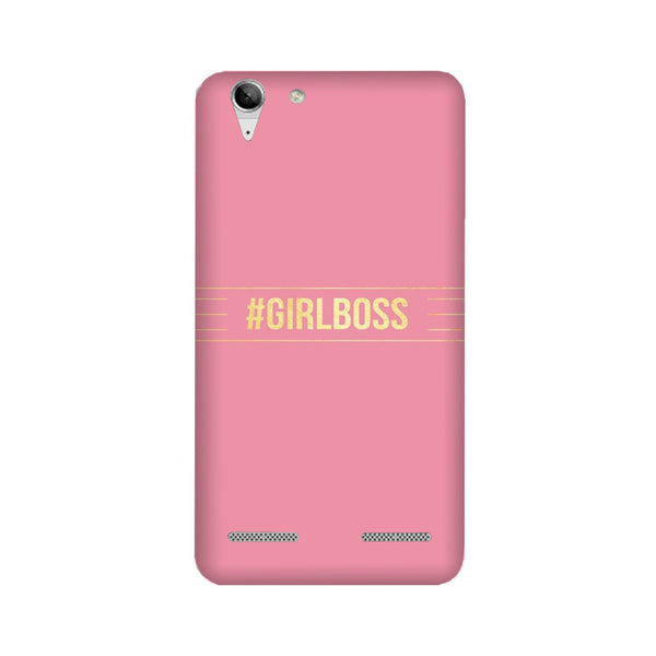Girl Boss Pink Case for Lenovo K5 / K5 Plus (Design No. 263)