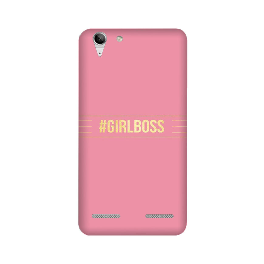 Girl Boss Pink Case for Lenovo K5 / K5 Plus (Design No. 263)