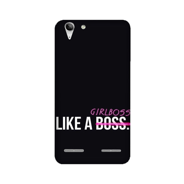 Like a Girl Boss Case for Lenovo K5 / K5 Plus (Design No. 265)