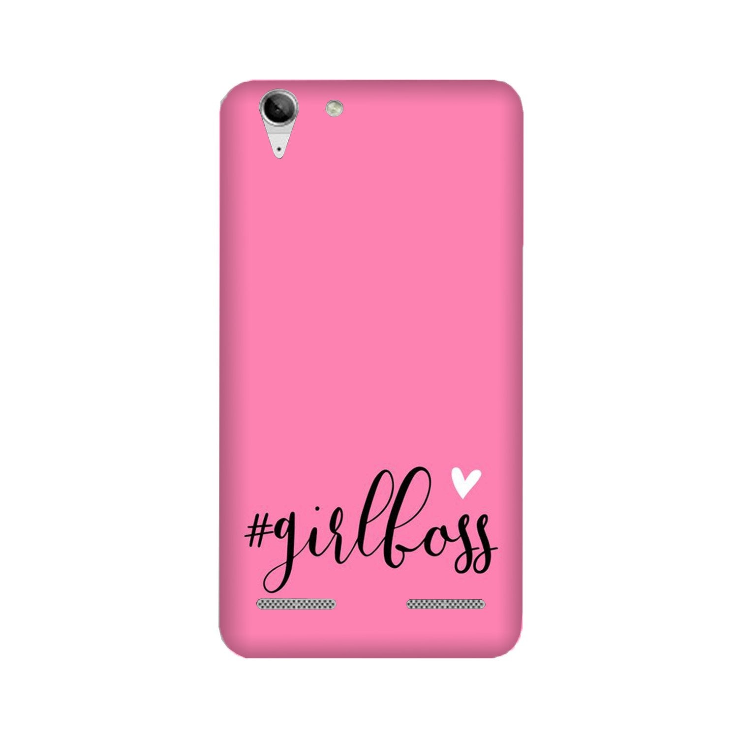 Girl Boss Pink Case for Lenovo K5 / K5 Plus (Design No. 269)