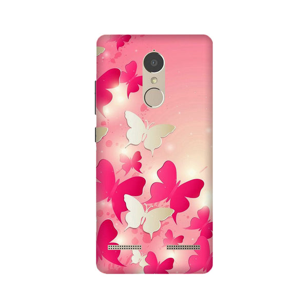 White Pick Butterflies Case for Lenovo K6 / K6 Power