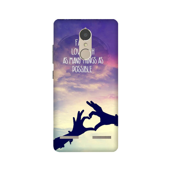 Fall in love Case for Lenovo K6 / K6 Power