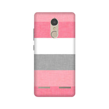 Pink white pattern Mobile Back Case for Lenovo K6 / K6 Power (Design - 55)