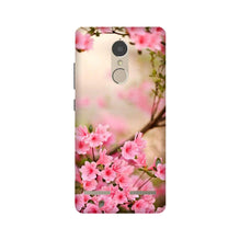 Pink flowers Mobile Back Case for Lenovo K6 / K6 Power (Design - 69)