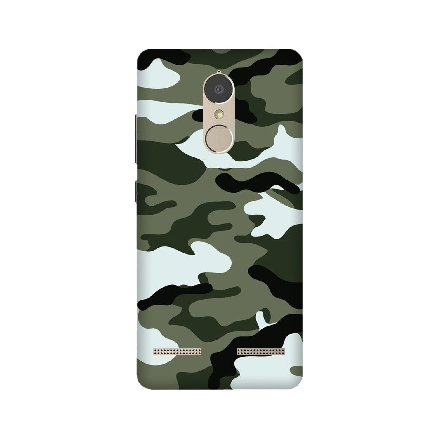Army Camouflage Case for Lenovo K6 / K6 Power  (Design - 108)