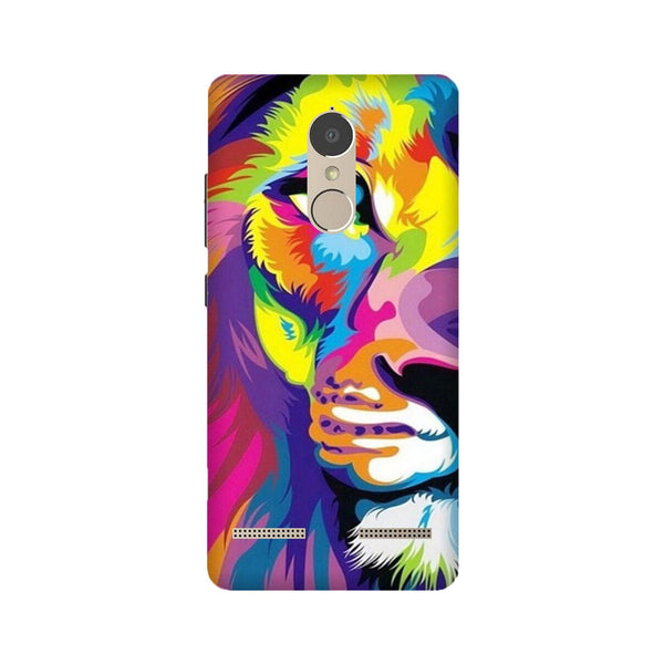Colorful Lion Case for Lenovo K6 / K6 Power  (Design - 110)