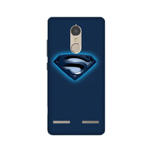 Superman Superhero Mobile Back Case for Lenovo K6 / K6 Power  (Design - 117)