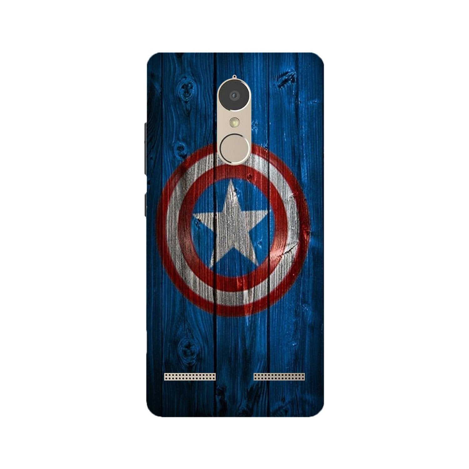 Captain America Superhero Case for Lenovo K6 / K6 Power  (Design - 118)