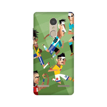 Football Mobile Back Case for Lenovo K6 / K6 Power  (Design - 166)