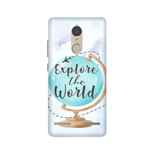 Explore the World Mobile Back Case for Lenovo K6 / K6 Power (Design - 207)