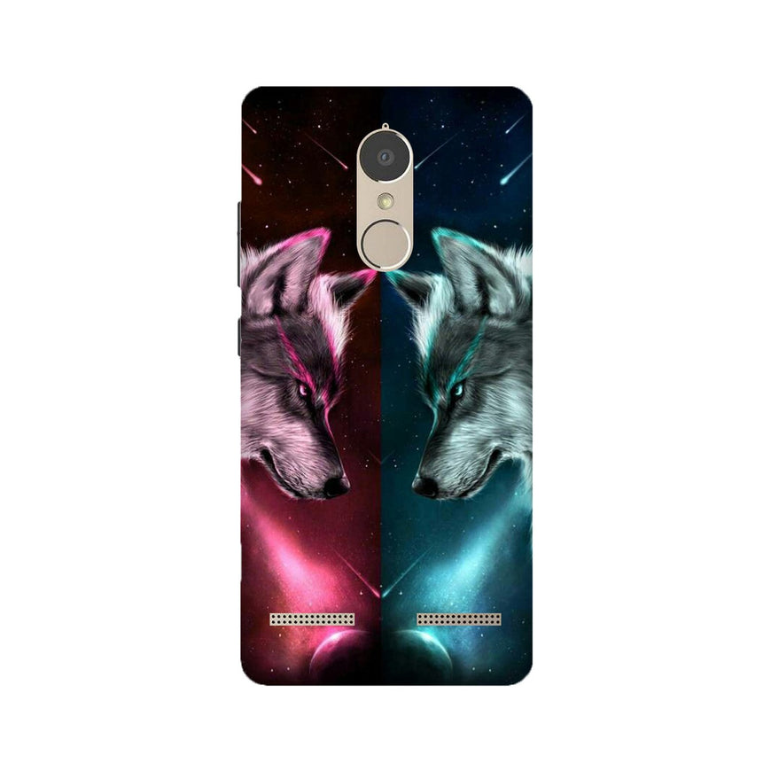 Wolf fight Case for Lenovo K6 / K6 Power (Design No. 221)