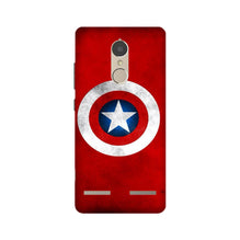 Captain America Mobile Back Case for Lenovo K6 / K6 Power (Design - 249)