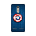 Captain America Shield Case for Lenovo K6 / K6 Power (Design No. 253)
