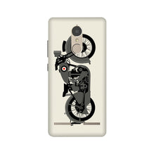 MotorCycle Mobile Back Case for Lenovo K6 / K6 Power (Design - 259)