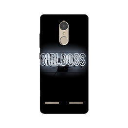 Girl Boss Black Case for Lenovo K6 / K6 Power (Design No. 268)