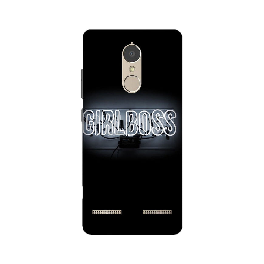 Girl Boss Black Case for Lenovo K6 / K6 Power (Design No. 268)