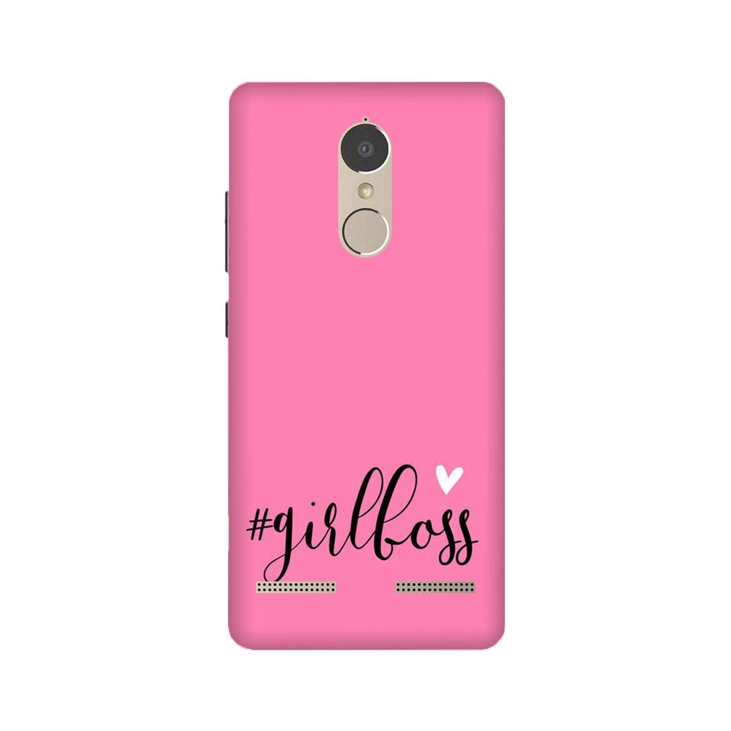 Girl Boss Pink Case for Lenovo K6 / K6 Power (Design No. 269)
