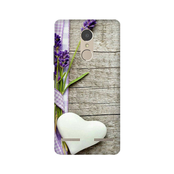 White Heart Case for Lenovo K6 / K6 Power (Design No. 298)