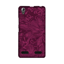 Purple Backround Mobile Back Case for Lenovo A6000 (Design - 22)