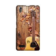 Guitar Mobile Back Case for Lenovo A6000 (Design - 43)