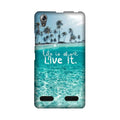Life is short live it Case for Lenovo A6000