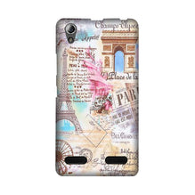 Paris Eiftel Tower Mobile Back Case for Lenovo A6000 (Design - 54)