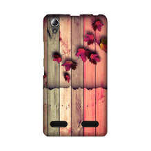 Wooden look2 Mobile Back Case for Lenovo A6000 (Design - 56)