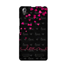 Love in Air Mobile Back Case for Lenovo A6000 (Design - 89)