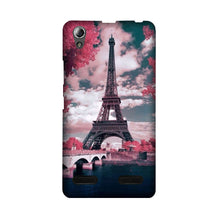 Eiffel Tower Mobile Back Case for Lenovo A6000  (Design - 101)
