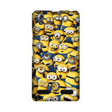 Minions Mobile Back Case for Lenovo A6000  (Design - 126)