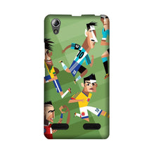 Football Mobile Back Case for Lenovo A6000  (Design - 166)