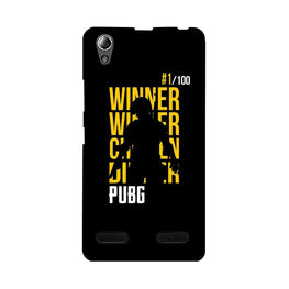Pubg Winner Winner Case for Lenovo A6000(Design - 177)