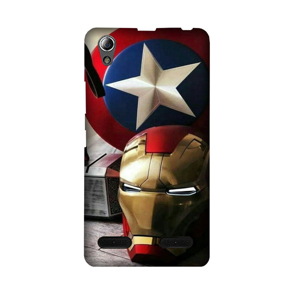 Ironman Captain America Case for Lenovo A6000 (Design No. 254)