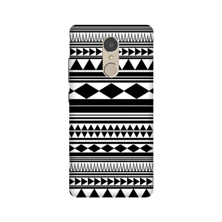 Black white Pattern Case for Lenovo K6 Note