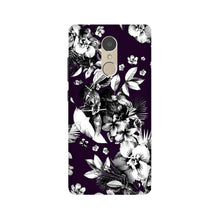 white flowers Mobile Back Case for Lenovo K6 Note (Design - 7)