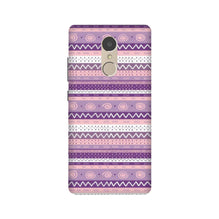Zigzag line pattern3 Mobile Back Case for Lenovo K6 Note (Design - 11)
