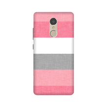 Pink white pattern Mobile Back Case for Lenovo K6 Note (Design - 55)