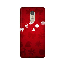 Christmas Mobile Back Case for Lenovo K6 Note (Design - 78)