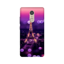 Eiffel Tower Mobile Back Case for Lenovo K6 Note (Design - 86)