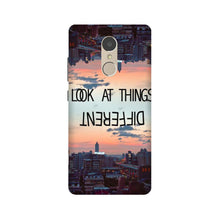Look at things different Mobile Back Case for Lenovo K6 Note (Design - 99)